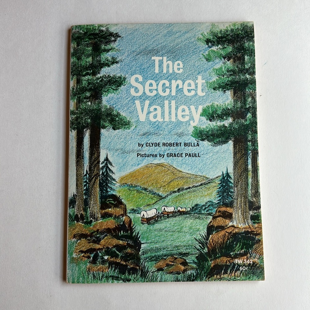 Vintage The Secret Valley Paperback Book by Clyde Robert Bulla